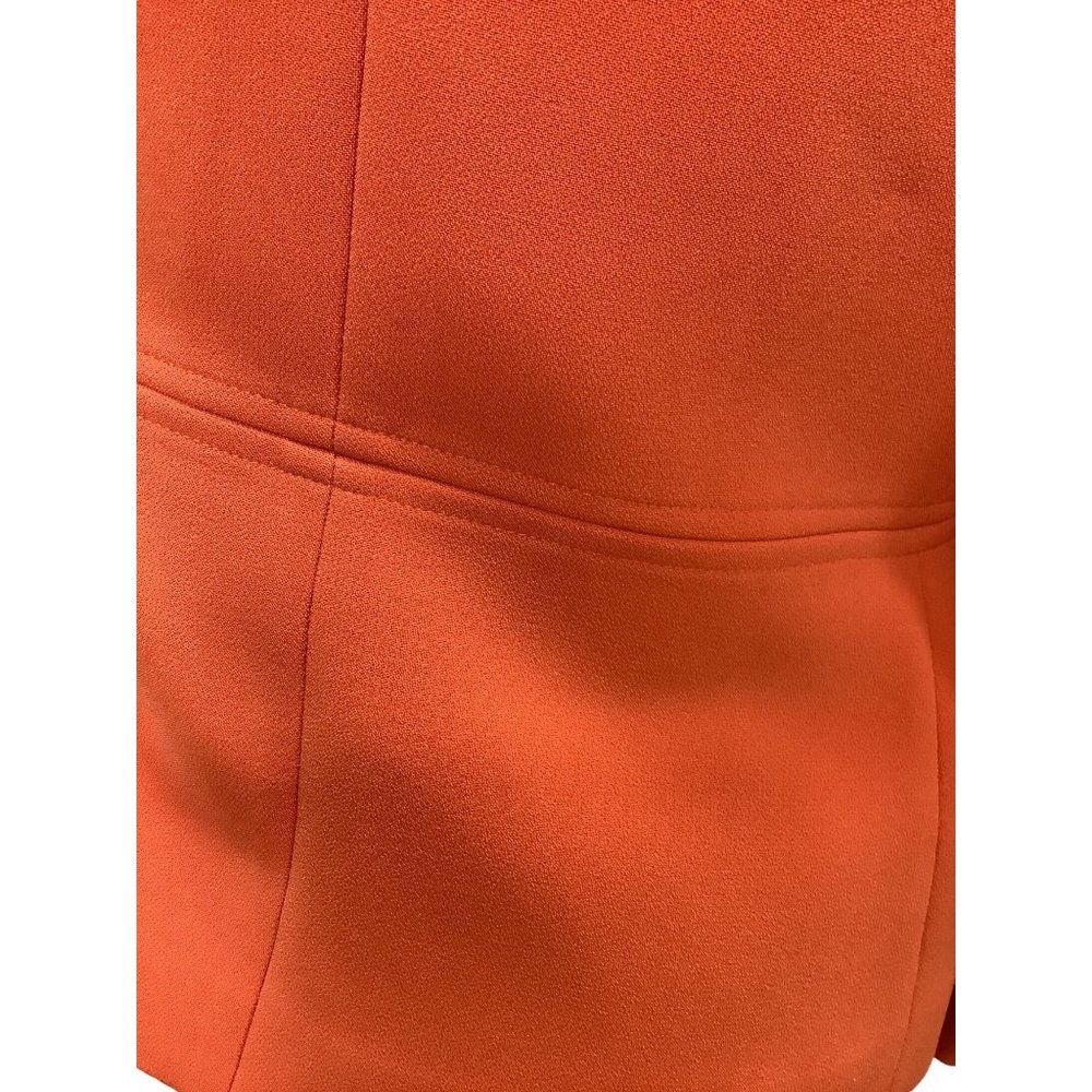 Melba Collection Orange Blazer View 3